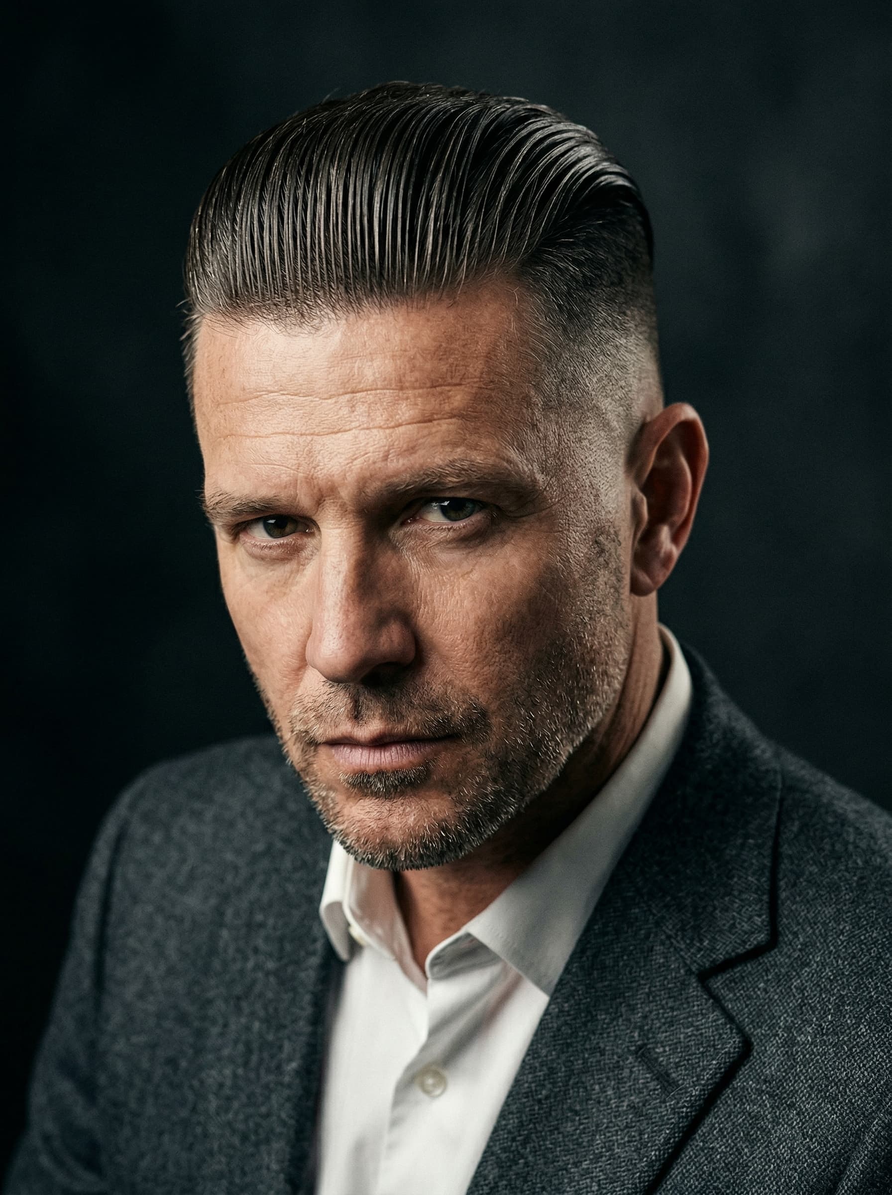 AI rendering of The Classic Slicked Back.