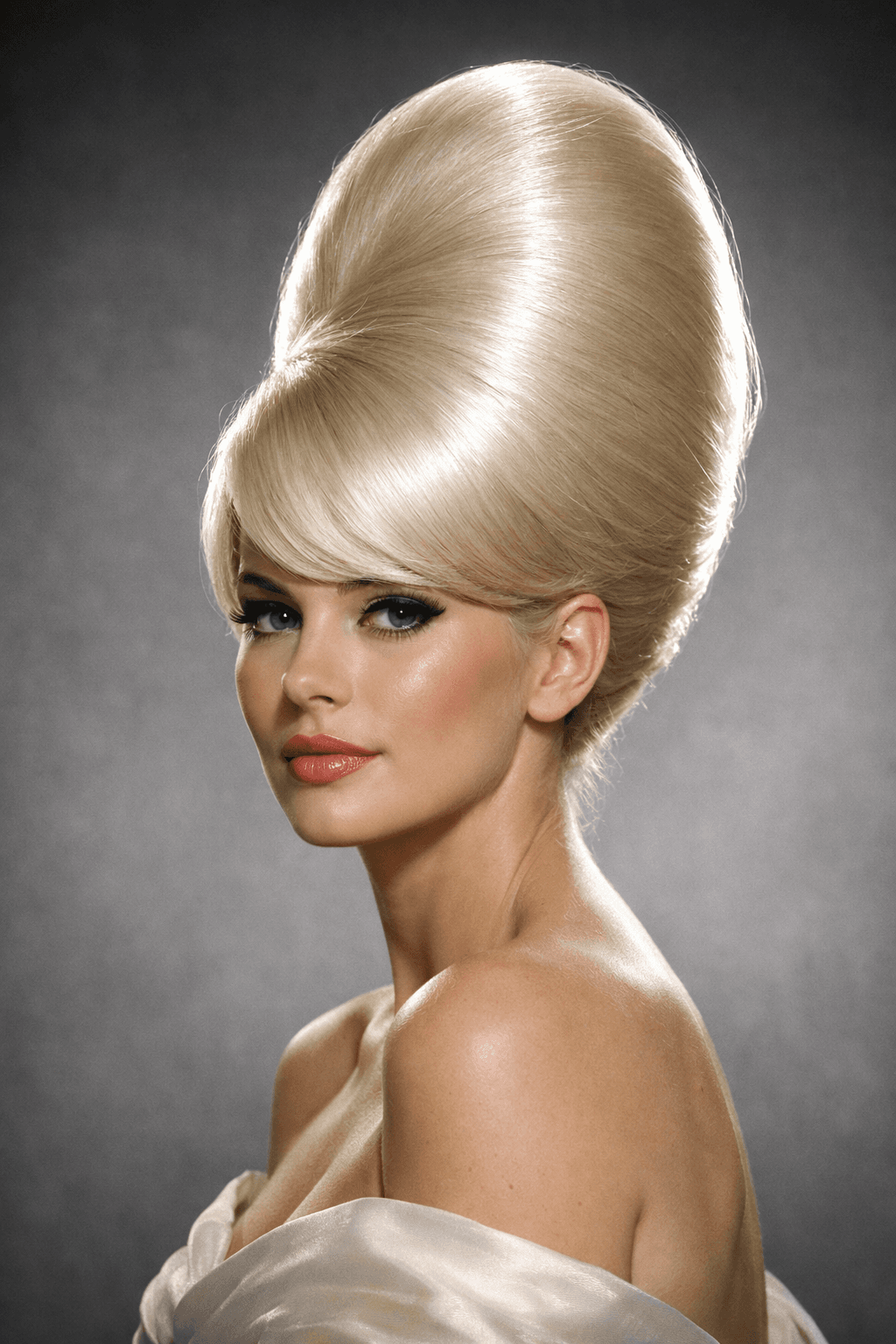 The Beehive hairstyle illustration