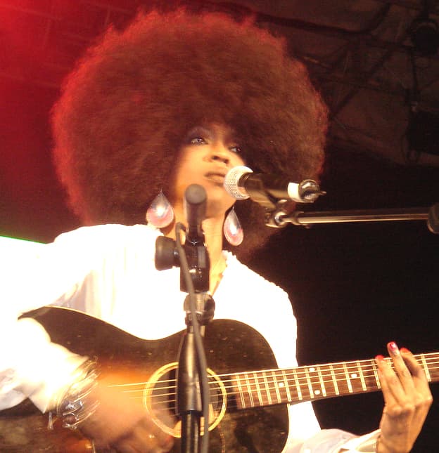 Archival photograph illustrating the classic, perfectly spherical volume and incredibly dense interlocking texture of the traditional Afro.