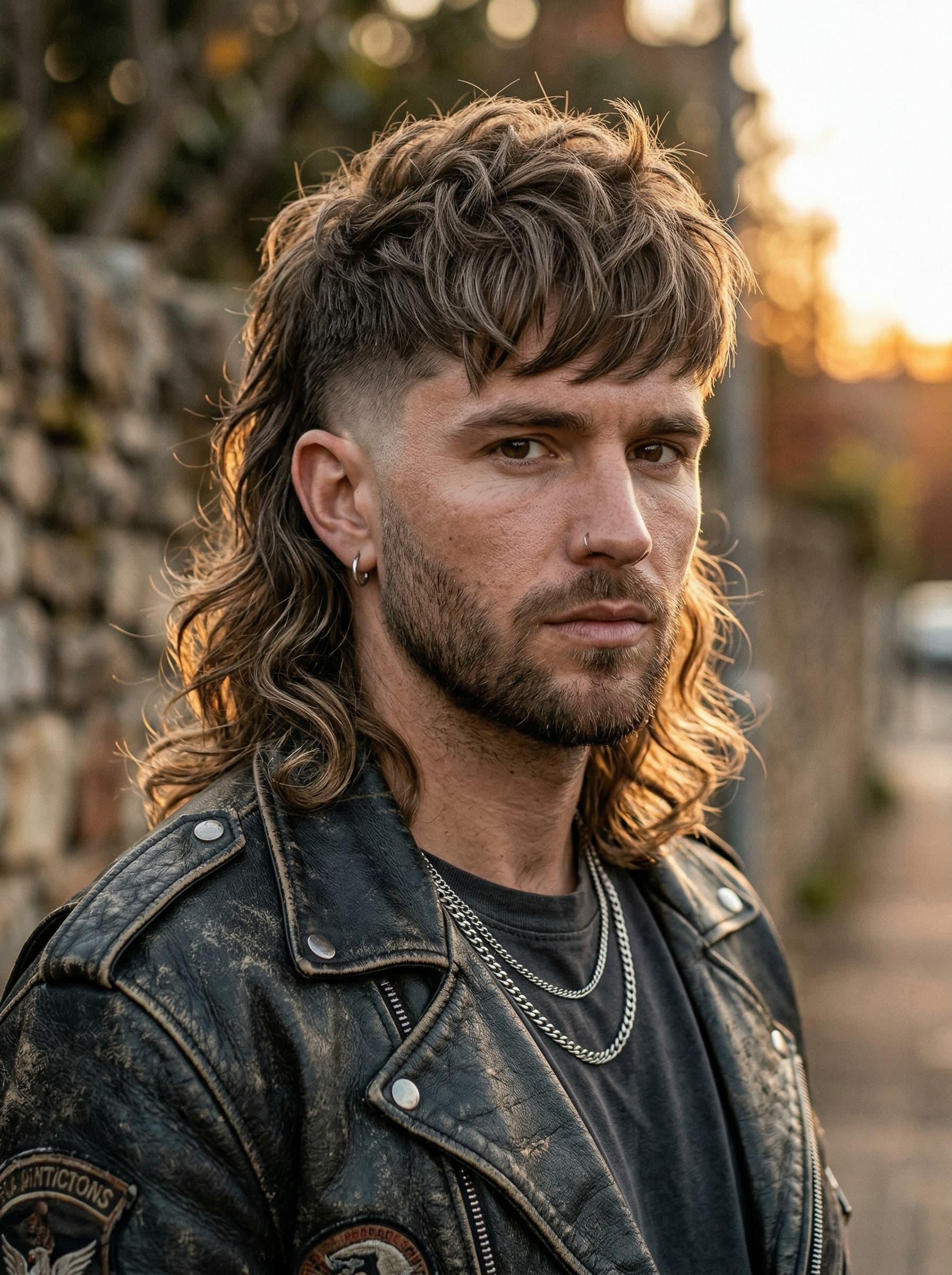 Feature illustration of The Modern Mullet with Burst Fade.