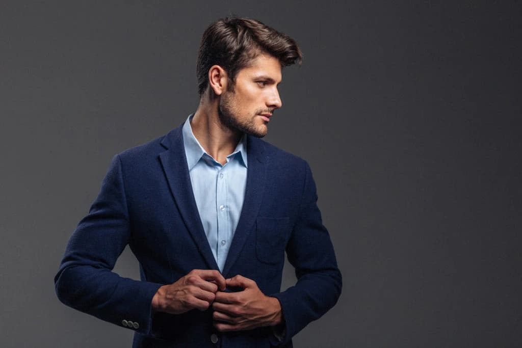 Secondary reference image for The Low Taper Fade with Side Part (The Old Money Aesthetic).