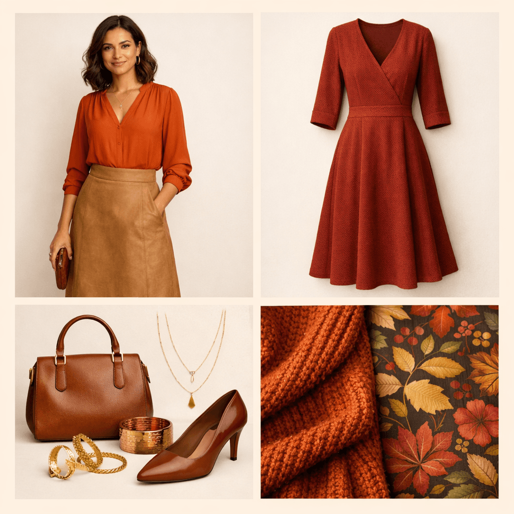 Warm Autumn guidance example for women